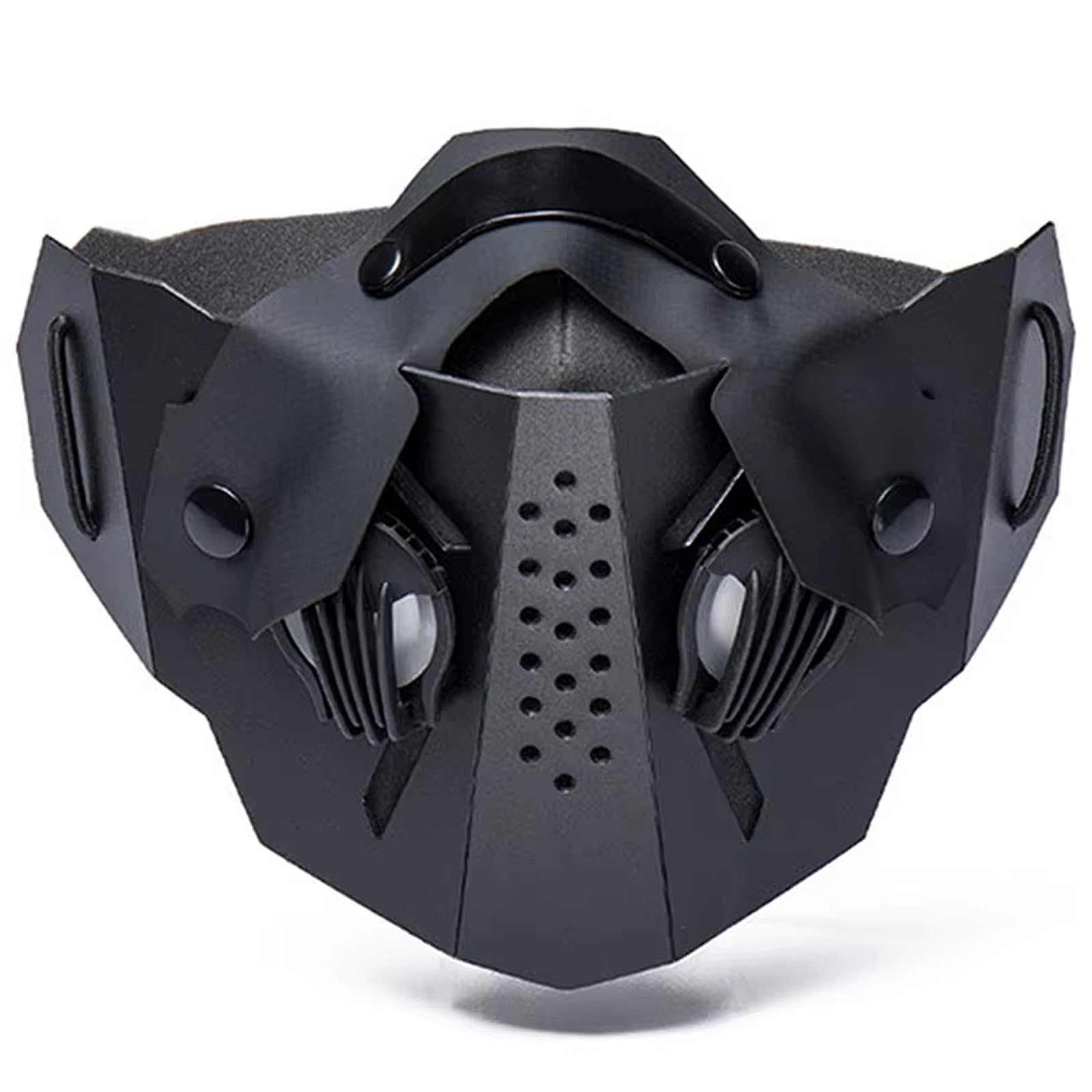 Maschera antipolvere tattica for ciclismo all'aperto, anti-appannamento, for wargame, CS, paintball, maschera protettiva a mezza faccia, caccia, tiro, cosplay