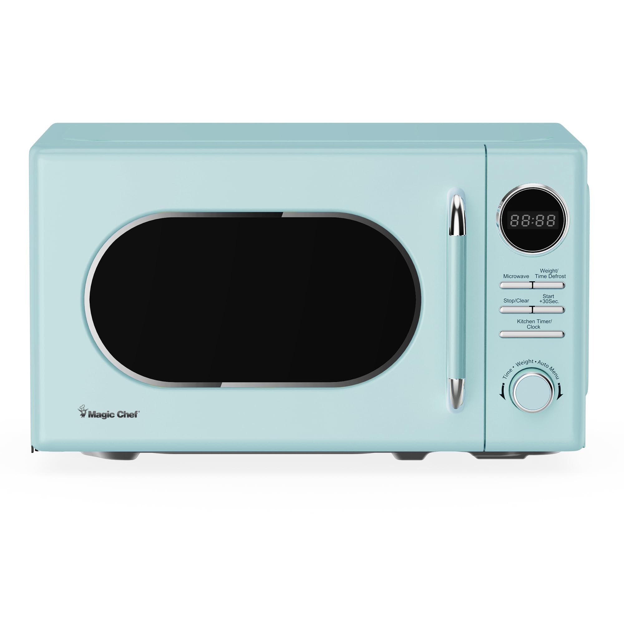 0.7 cu. ft. Retro Countertop Microwave in Mint