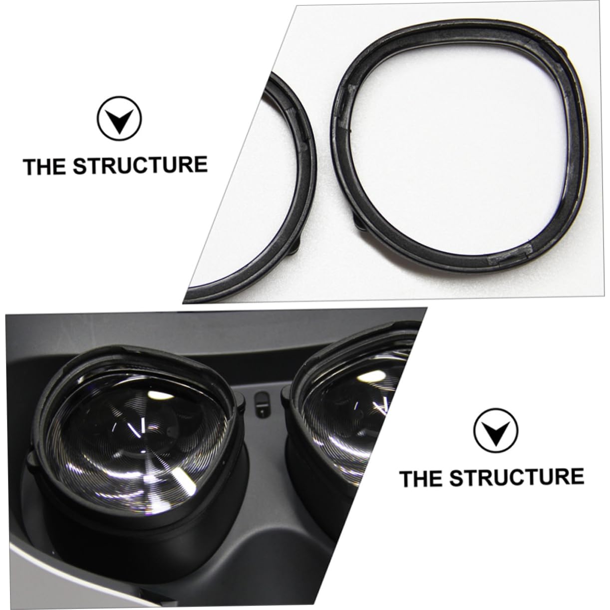 HOMSFOU 6piezas Gafas VR Marco De Anti-Rayas para Rift De Protección Ligera y para Lentes De Realidad Virtual
