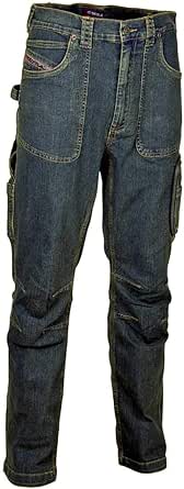 Pantalon De Travail Cofra Havana Short Bleu Taille 56 - Poches Multiples