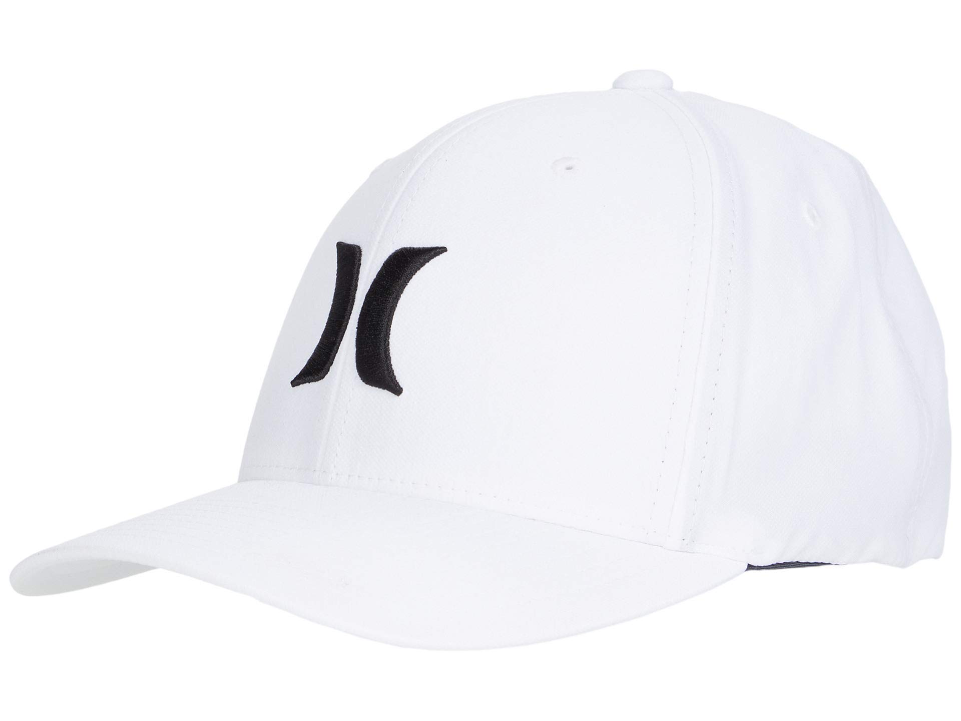 Hurley Mens Baseball Cap, H2O-Dri Stretch Fitted Hat with Curved Bill
