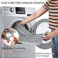 Vista 6 de Almohadillas térmicas eléctricas para espalda, hombros, caliente, para cuello y brazos, abdomen, húmeda para piernas y rodilla, apagado automático