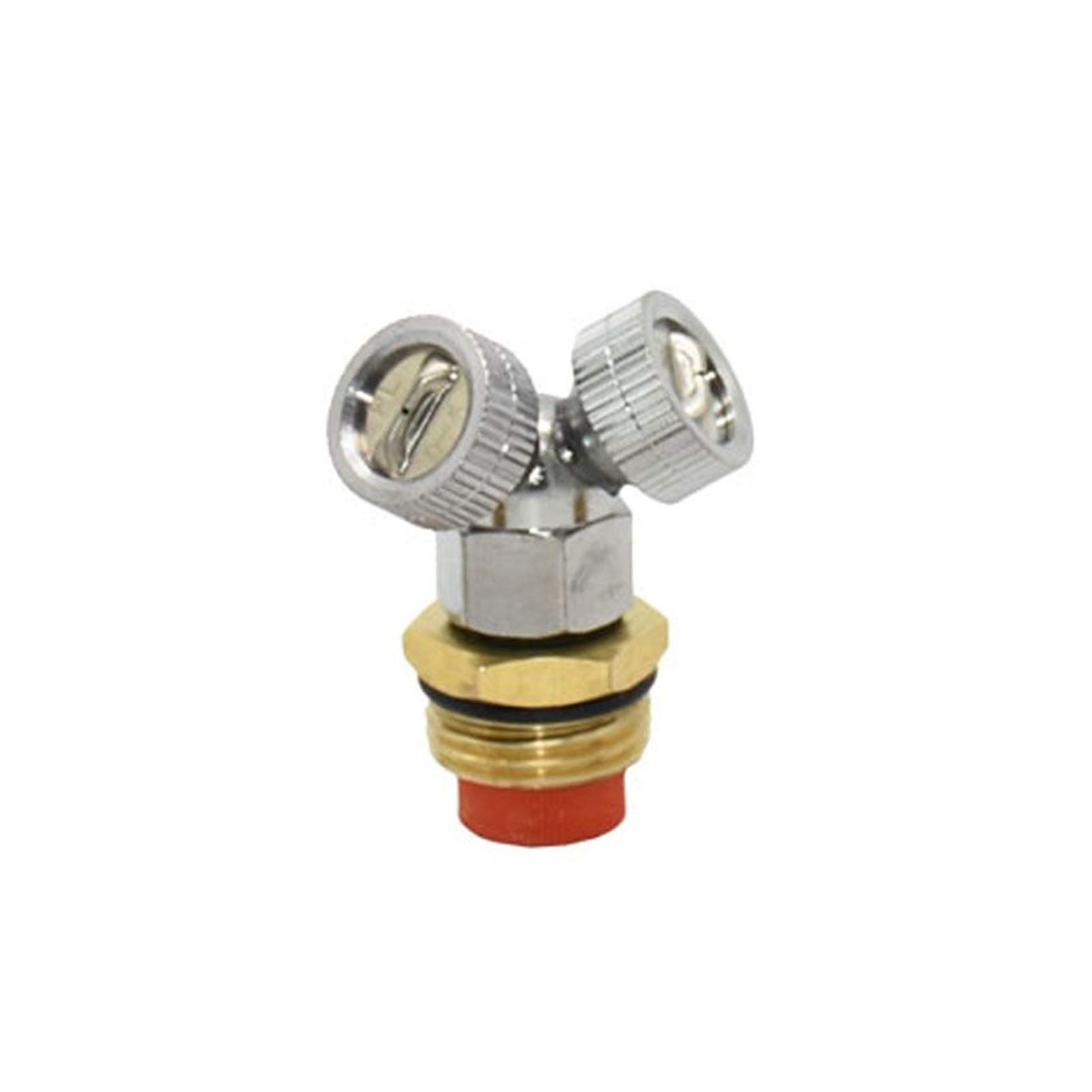 Xiaochen Annaffiatura del Giardino irrigazione del Prato in 1/2 "3/4" Ugello in Lega di Zinco in Lega di Zinco 1 2 3 Fori Sprinkler Ugello in Ottone Maschio Filettatura Giardino Irrigazione 10pcs