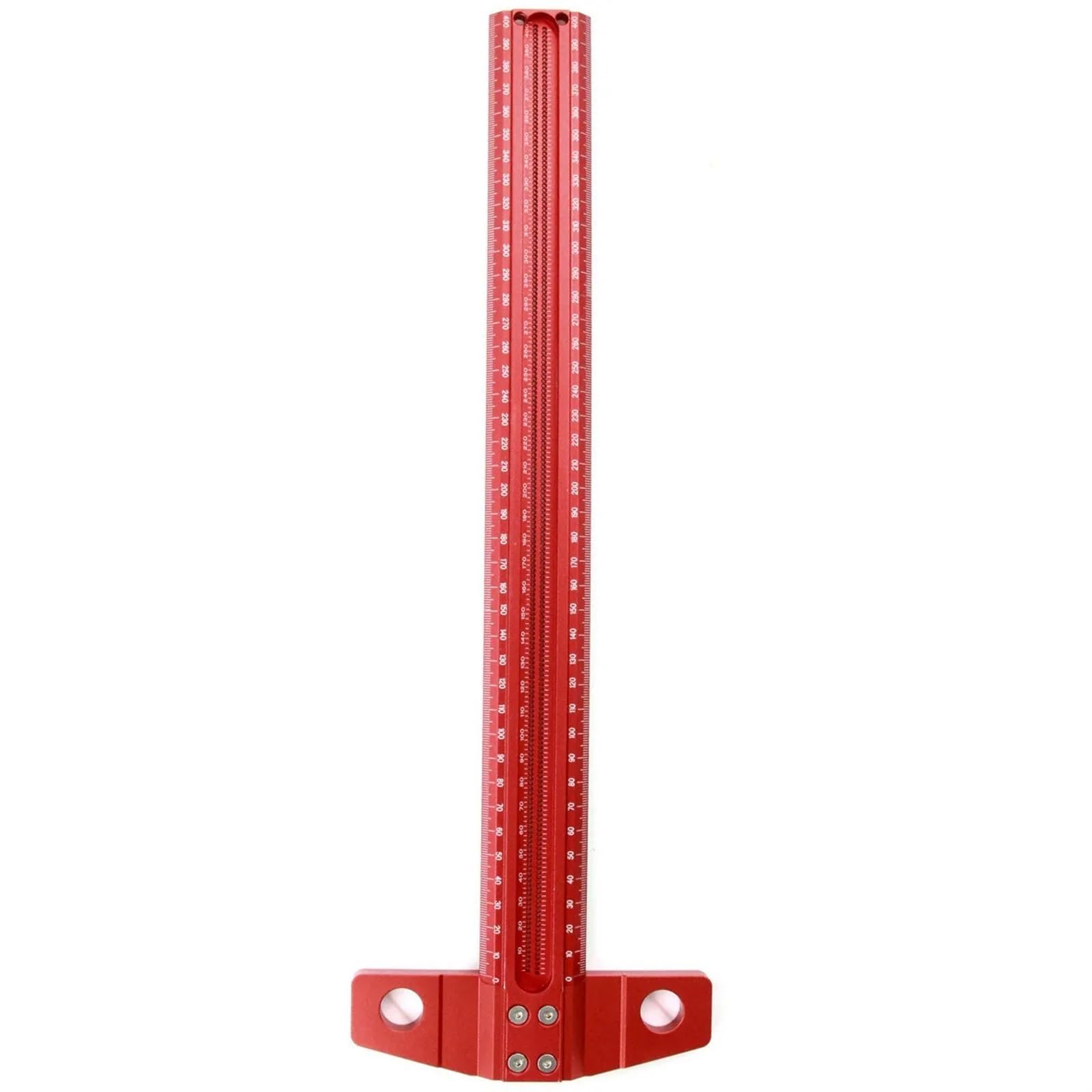 Trazador de línea tipo T for carpintería, regla de escala de orificio, indicador de marcado de aleación de aluminio, trazador de línea cruzada, herramientas de medición de bricolaje for carpintero ( C