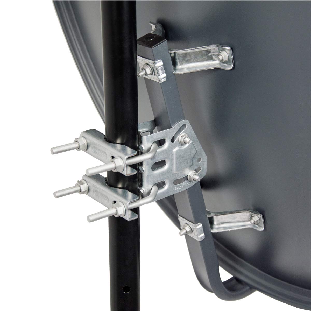 PXA80 Satellitenschüssel 80cm Aluminium Anthrazit SAT Offset Antenne