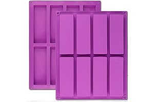 Large Rectangle Silicone Mold 2 PCS - Bake Treats to Perfection