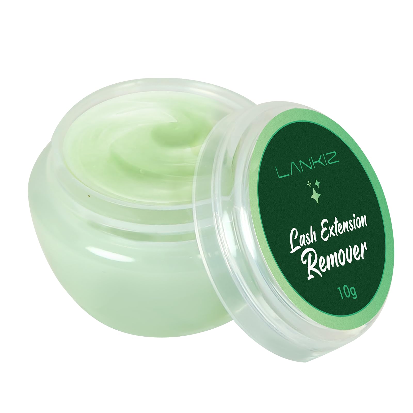 LANKIZ Eyelash Remover for Extensions, 10g Eyelash Extension Remover, 2-3min Fast Dissolve Cream Lash Remover, Individual Lash Extension Remover,