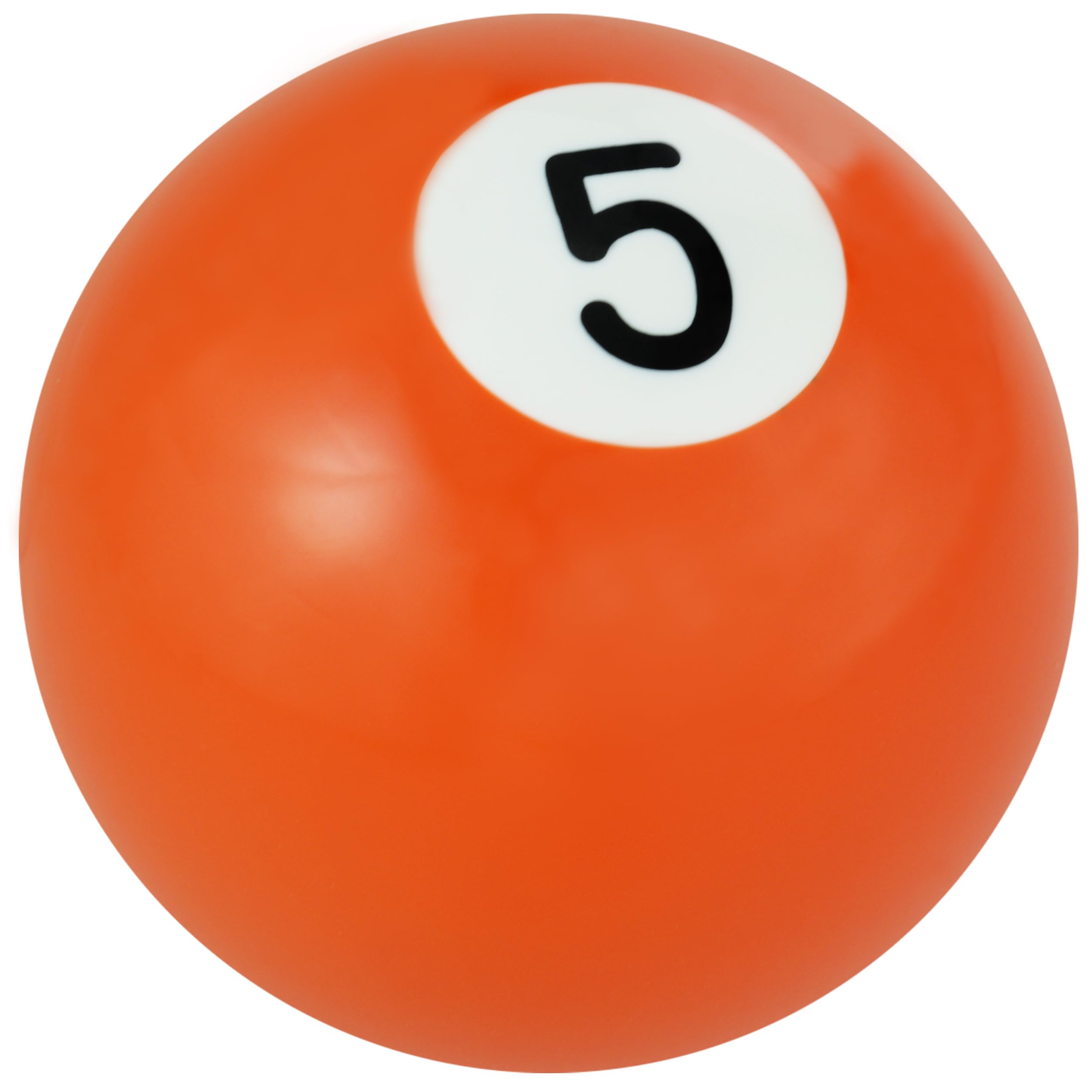 Temzzer Orange 5 Billiard Ball Gear Stick Shift Knob Resin Transmisson Gear Knob For Most Manual Automotive Vehicles (Orange 5)