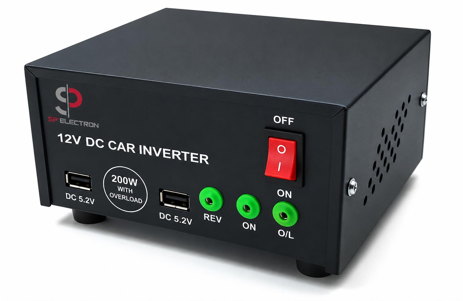 12V DC to 220V AC Mini Power Inverter Converter 200W for Car, Solar System, Laptop, Tablet, Camera, TV, Home Cooler & Small Appliances-image-32