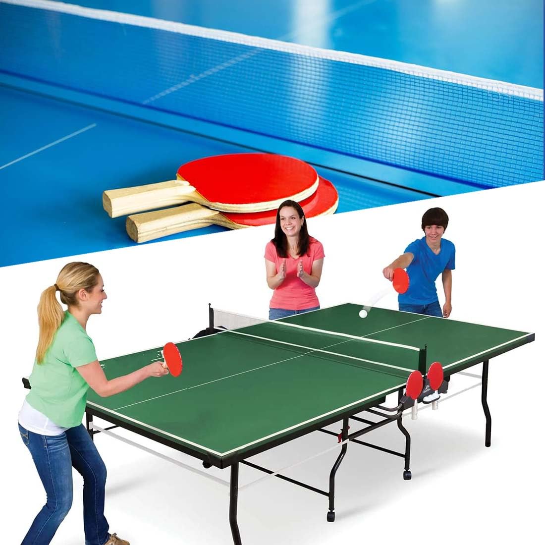 Filet de Ping-Pong 1 Pièces Filet de Tennis de Table Professionnel Portable Filet de Ping-Pong en Polyester pour Remplacer Filet de Tennis de Table Cassé, pour Entraînement de Compétition et Jeu