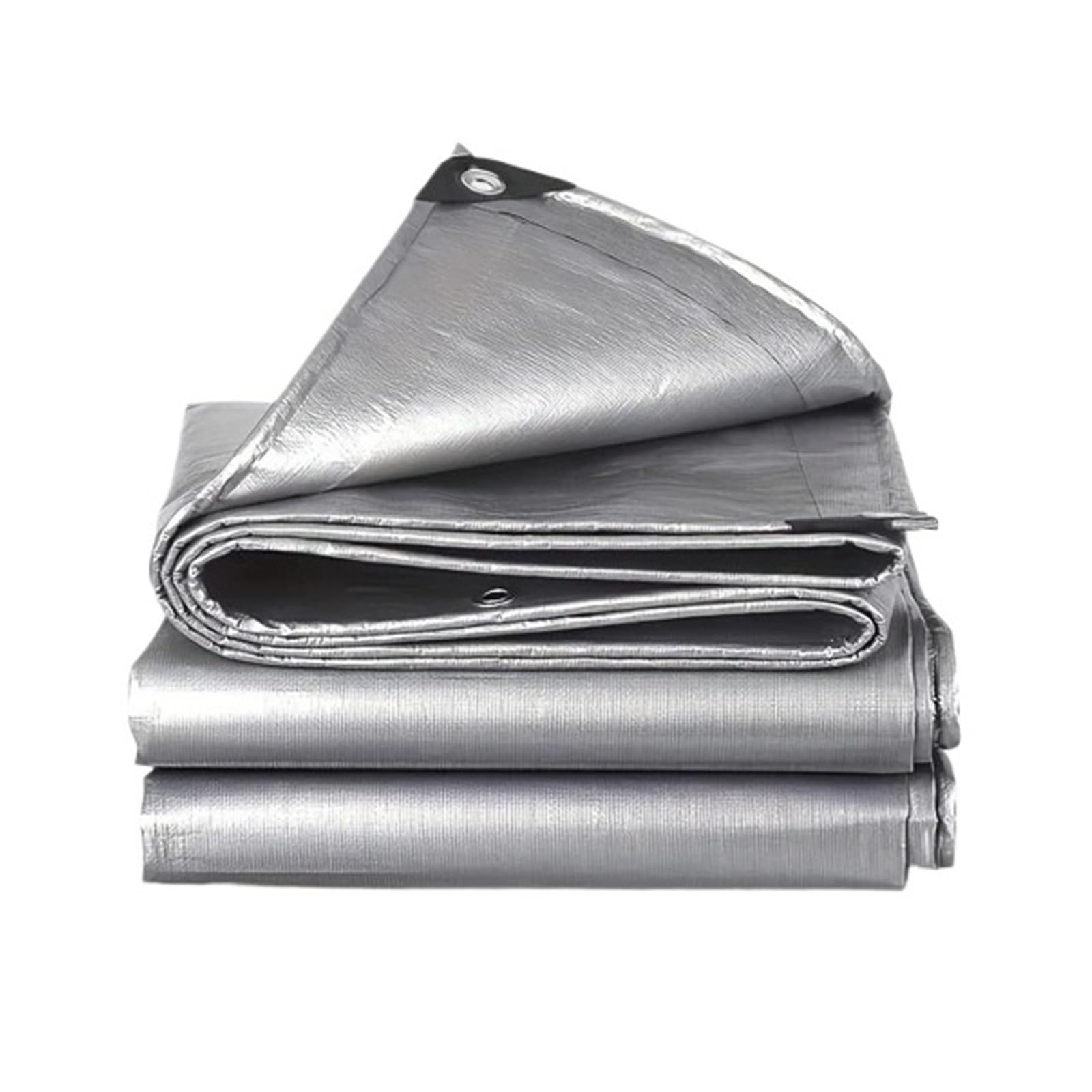 Waterproof Tarpaulin Anti-UV Silver Tarp Multipurpose 2x2m 2x3 3 * 3 3x4 3mx5 Awning Canopy Rain Cover Outdoor Sunshade Camping(2x3 m)