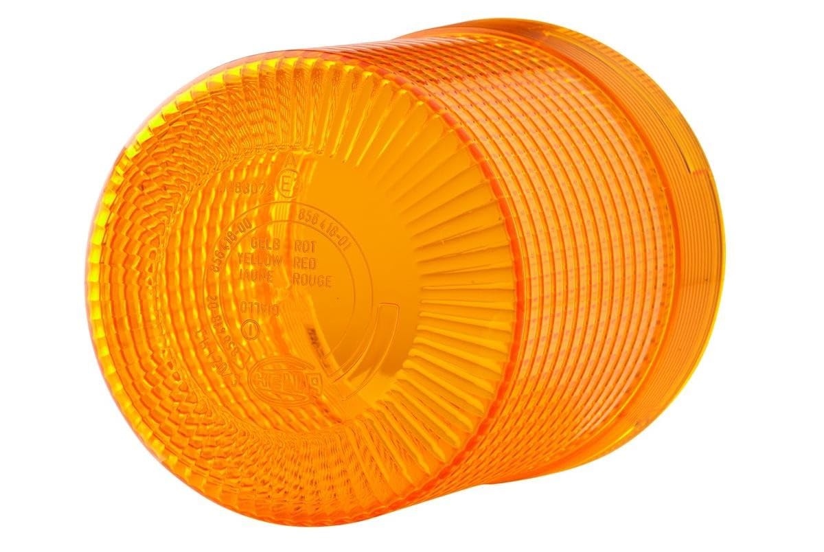HELLA 9EL 856 418-001 Lente, Proiettore ottico rotante, giallo