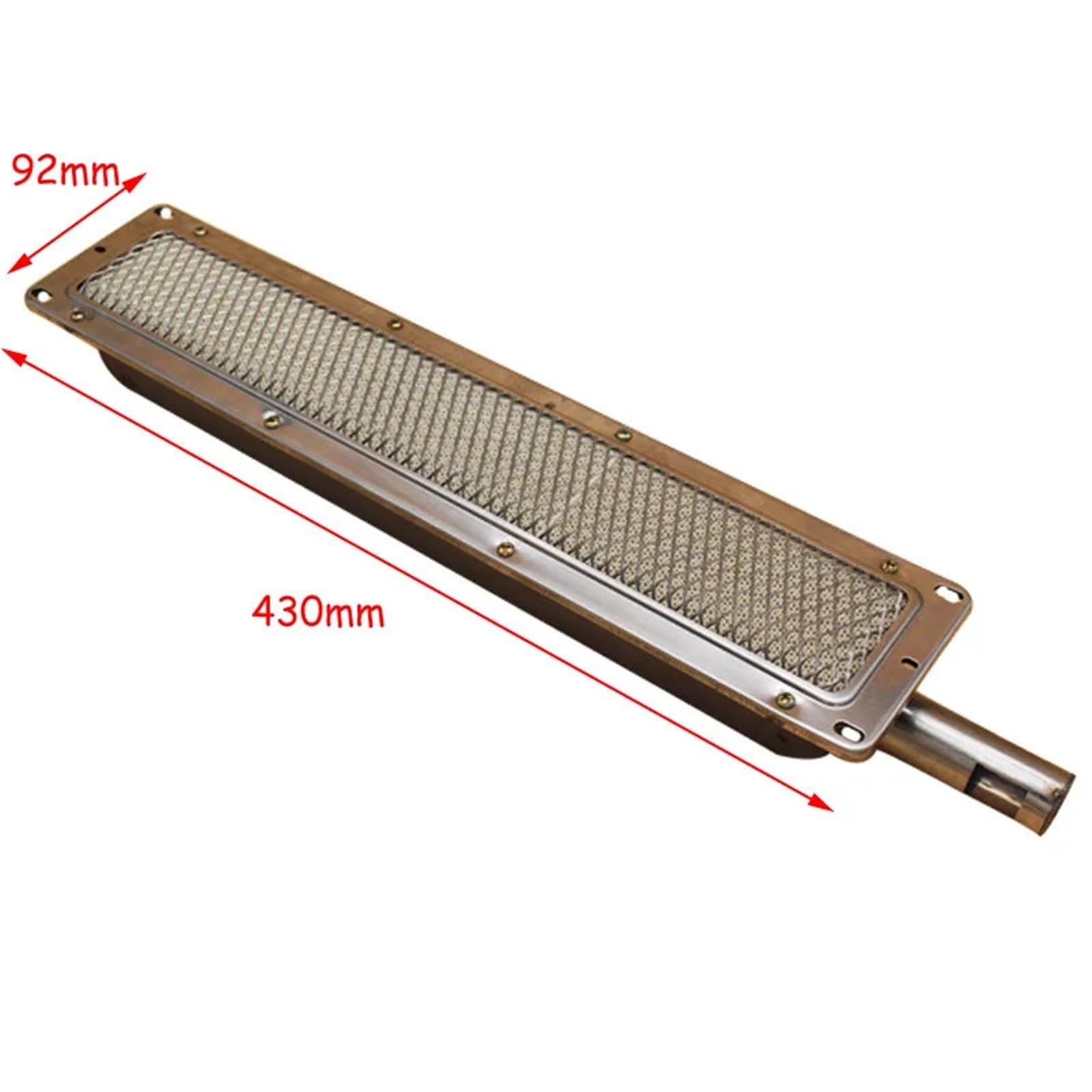 Quemador De Parrilla De 430x92mm, Placa De Quemador De Cerámica De Panal, Accesorios De Repuesto For Horno De Cocina, 1 Ud.