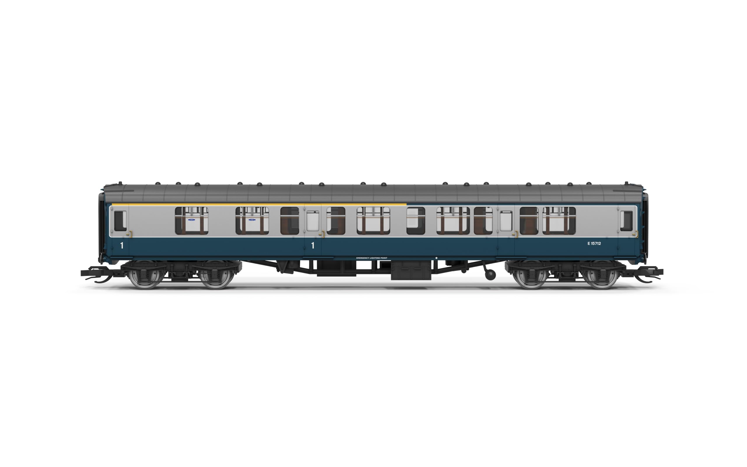 Hornby TT4076 TT:120 Gauge Model Coach - BR Mk1 Composite Corridor E15712