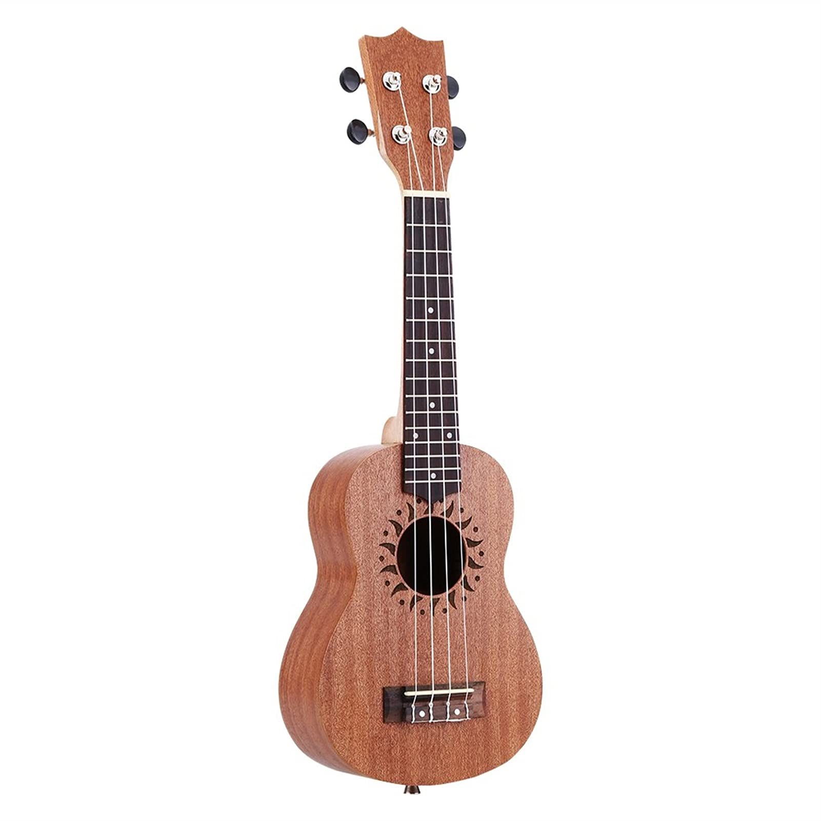 Ukulele Acoustic Ukulele Sapele da 21 Pollici 15-Fret 4-String Ukulele Music Strumento A Corda