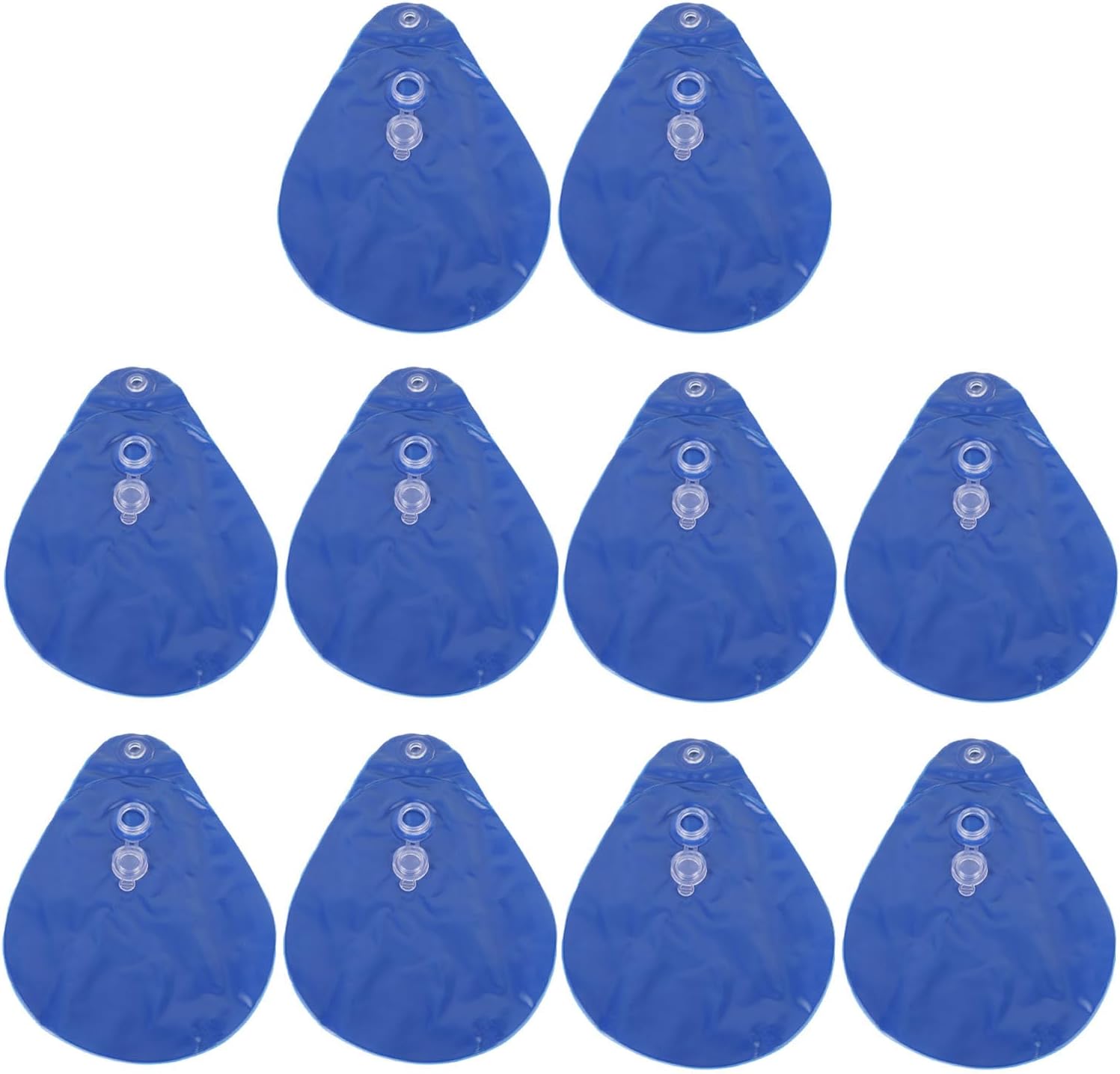 CDQL 10PCS Pool Cover Weights, Swimming Pool Cover Hanging Bag Water Bags, PVC Winter Pool Tarp Hanging Water Bag for Hot Tub (Type 2)