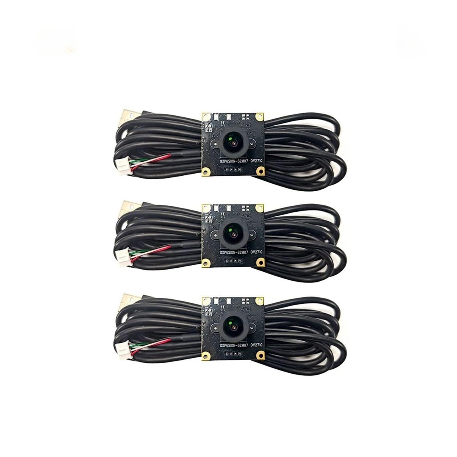 USB Camera Module IMX179 /OV2735/OV9732/OV2710 100 Degree 30fps 2M Cbale No Distortion(Ov2710 3pcs)-image-46