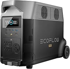 [43% off] EF ECOFLOW Portable Power Station 3600Wh DELTA Pro, 2.7H to Full Charge, 5 AC Outlets, 3600-4500W, 120V Lifepo4 Power Station with Expandable Capacity, Solar Generator for Home Use, Blackout, RV