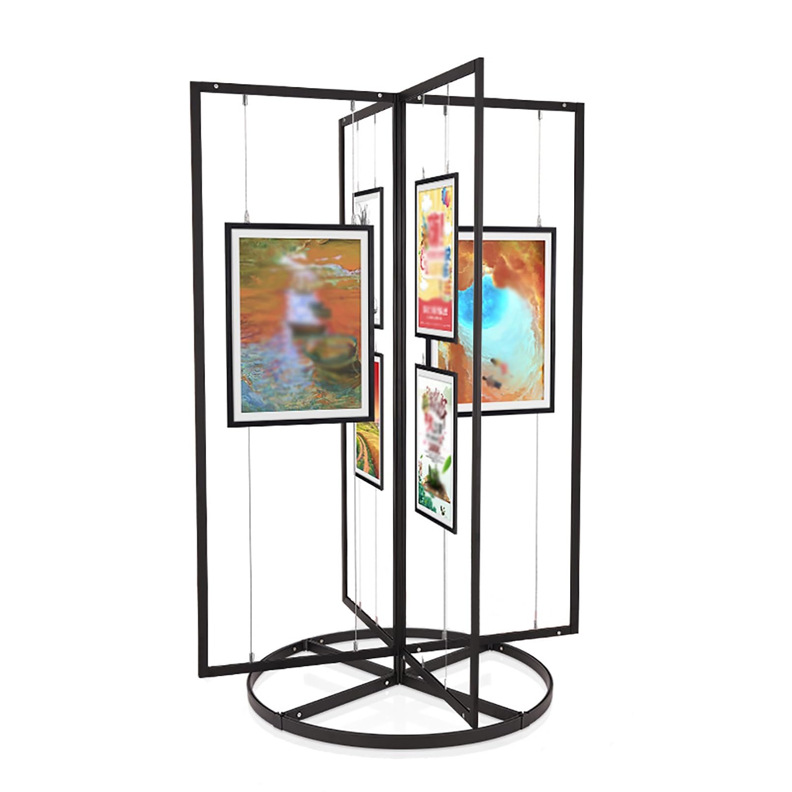 Soporte de presentación independiente para exposiciones de arte, caligrafía, carteles, carteles, galerías y ferias de manualidades (60 x 180 cm)