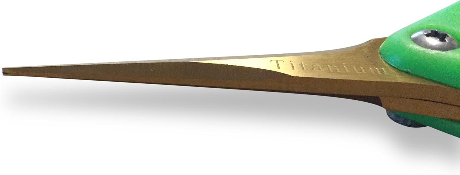 Happy Hydro Trimming Scissors with Straight Tip Titanium Coated Blades