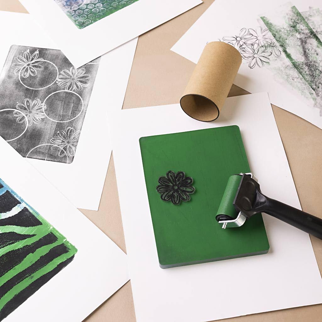 CREATIV DISCOUNT Gruppen-Kreativset Gel-Druck, Farbenfrohe Drucke