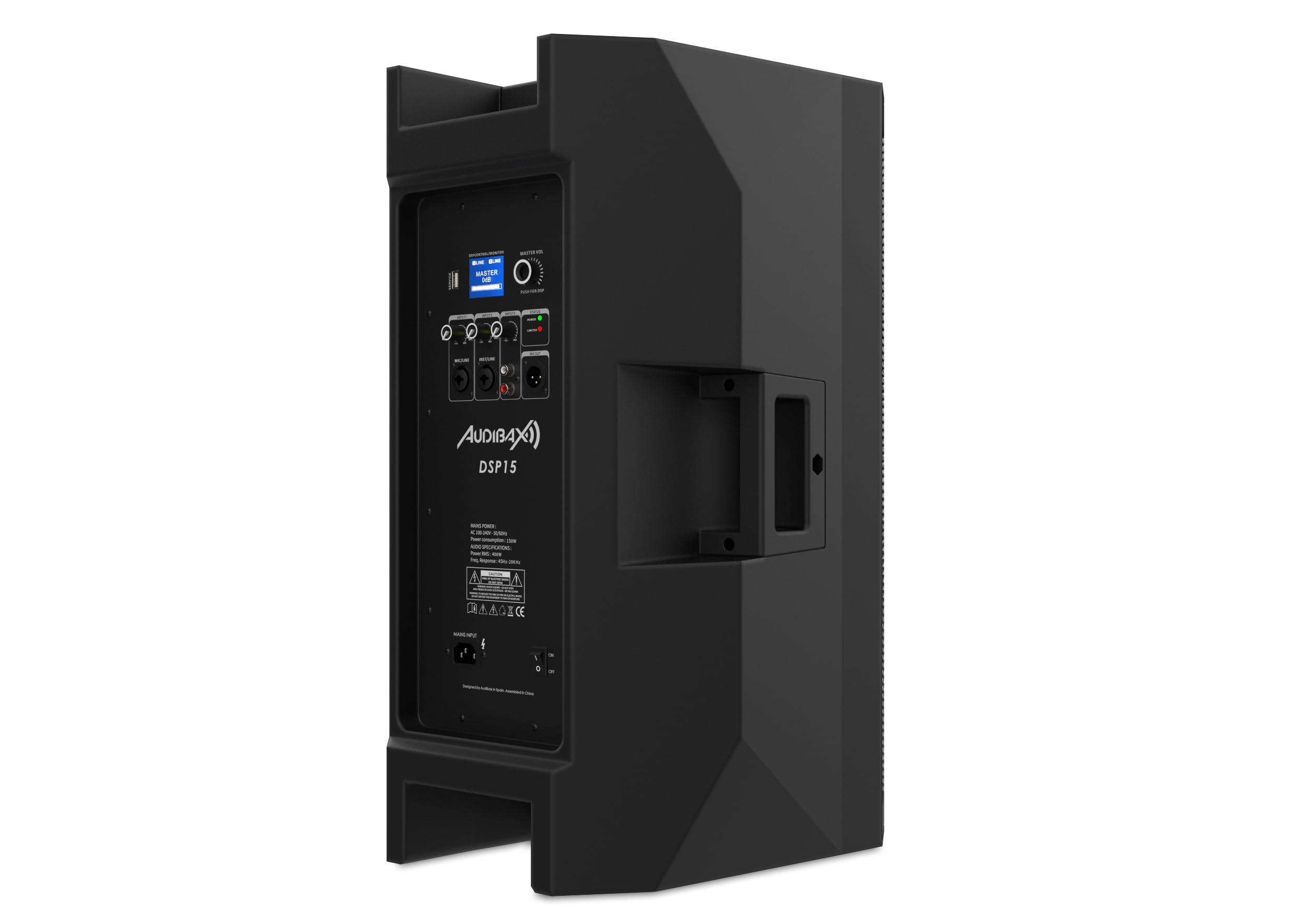 Audibax DSP15 Altavoz 15" Activo 1500W Con DSP