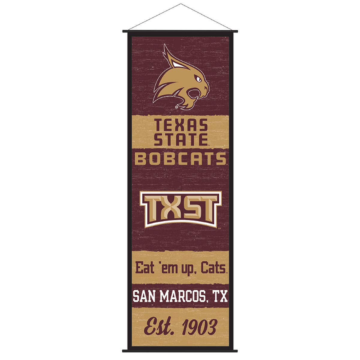 Texas State Bobcats Graduation Banner - 30x40 Inch College Flag For Graduate Gifts