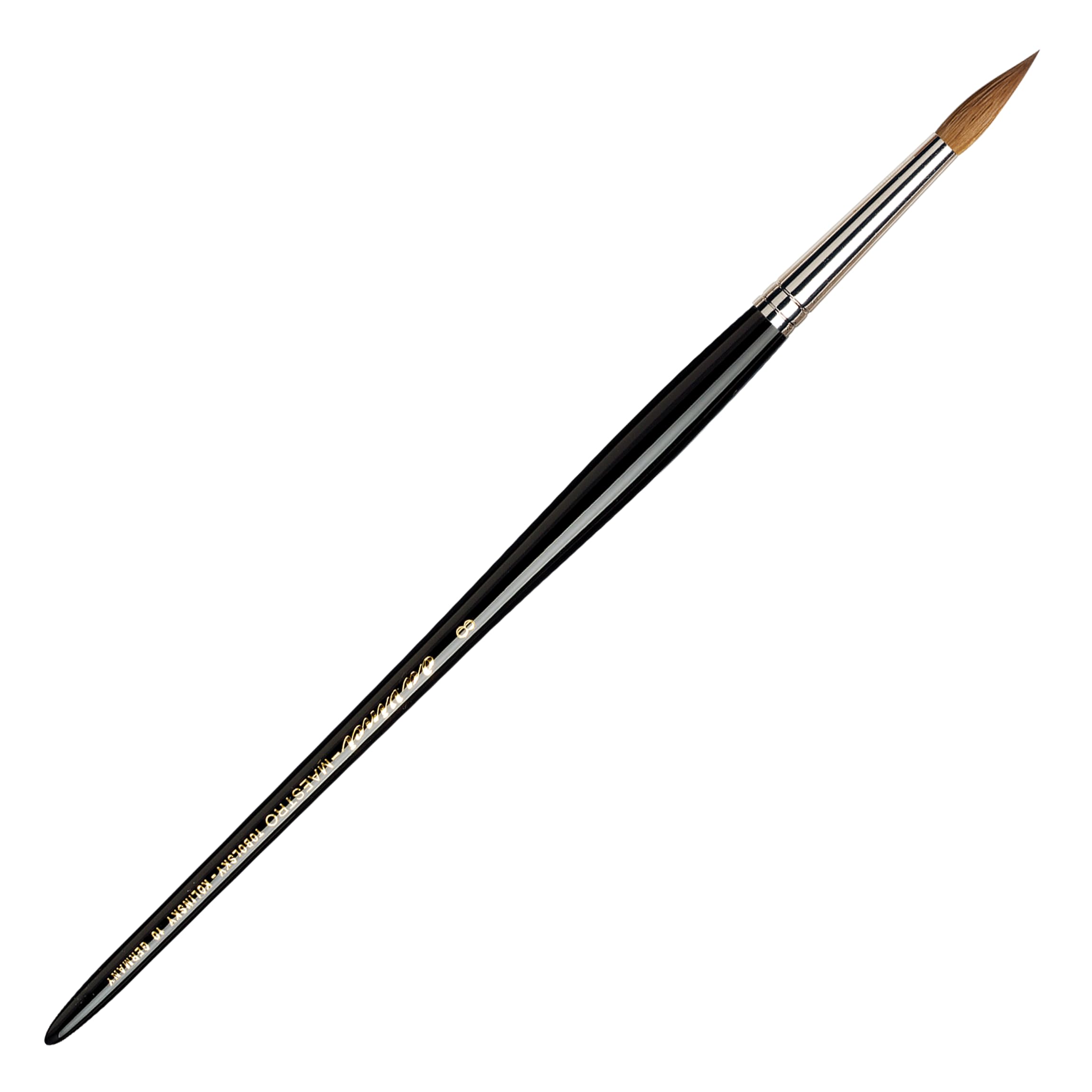Da Vinci Seria 10 Tobolsky-Kolinsky Sable szczotka do farb wodnych, włosie czerwone, 23 x 0,53 x 30 cm