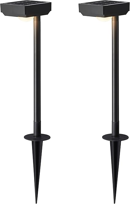 Amazon タカショー Takasho ソーラーライト ひかりノベーション サンチャージ 花のひかり 2個セット ブラック Lgs Lh02p 屋外 明るさ自動調整 鮮やかな光 パスライト