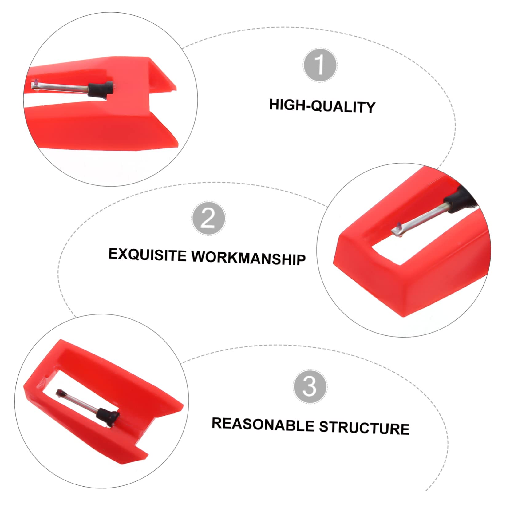 JOINPAYA Stylus for Turntable Replacement Stylus Needle Record Player Phonograph