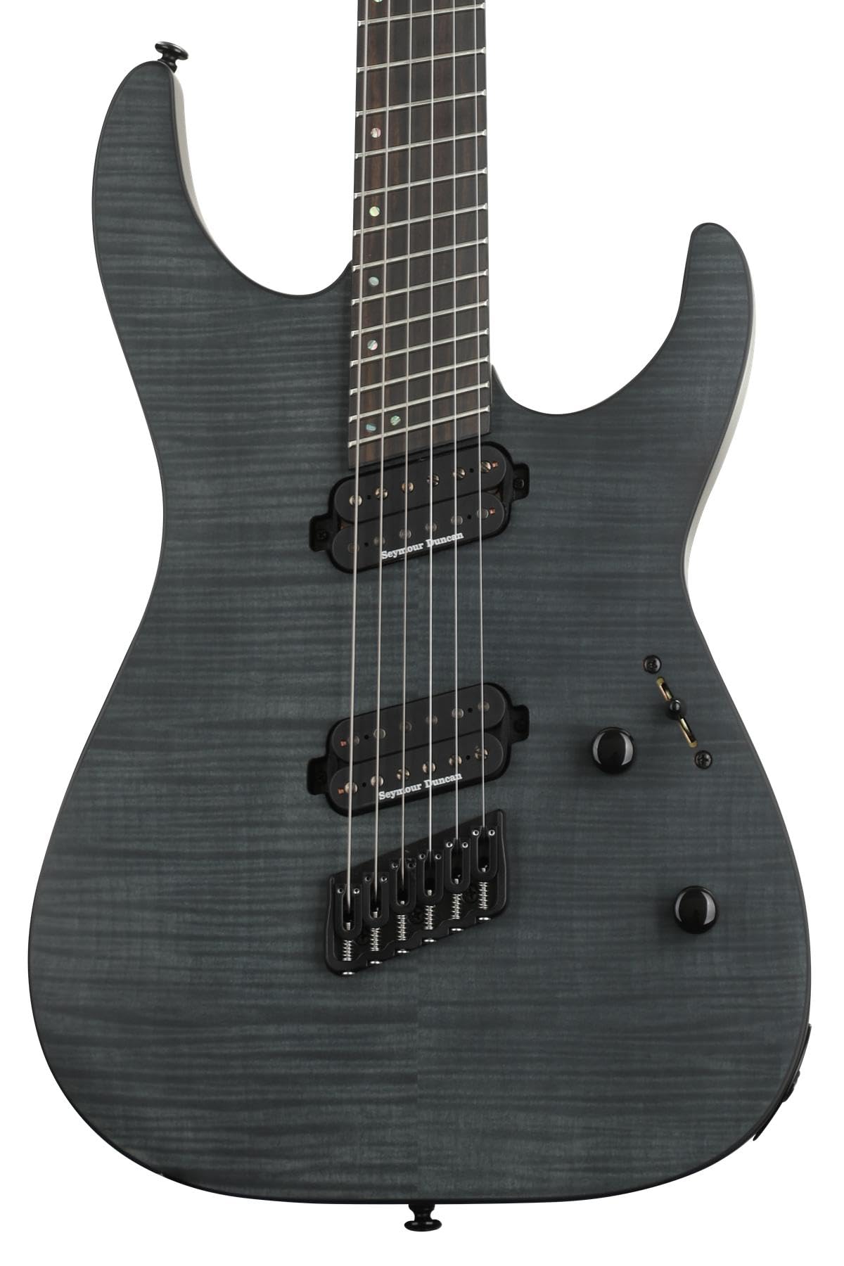 Amazon.com: ESP LTD M-1000 Multi-Scale - See Thru Black Satin