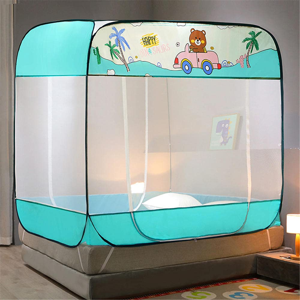 GJMSSMY Pop up Mosquito Nets, Portable Foldable Mosquito Mesh Net, Mosquito Net for Bed, Fine mesh Mosquito Net for Bed-B_180*200cm