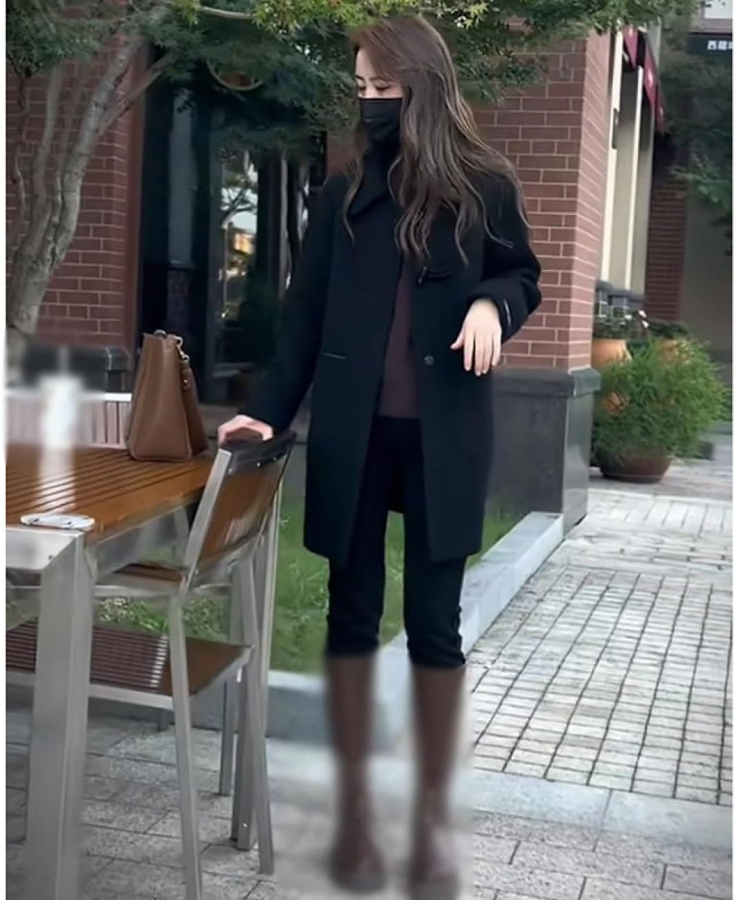 [YJSO] チェスターコート 秋冬 暖かい レディース ロング テーラード ウールコート コート アウター カジュアル ファッショ