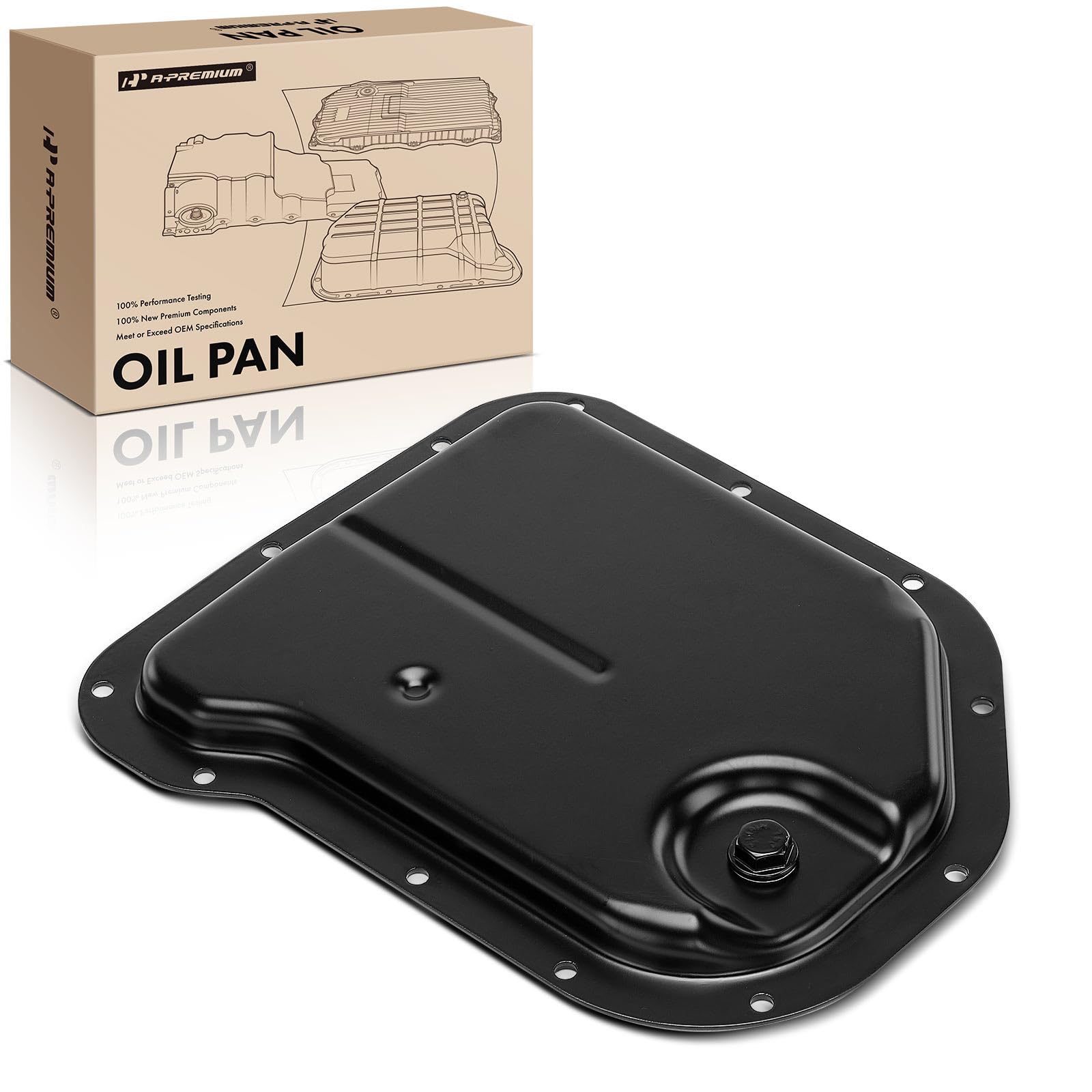 Amazon.com: A-Premium Transmission Oil Pan with Drain Plug