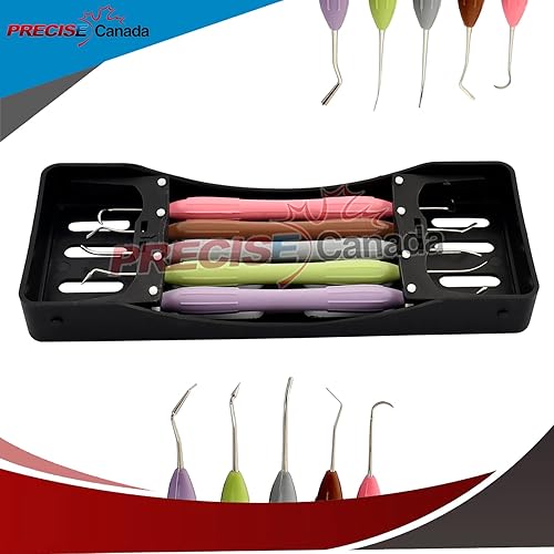 Miniatura 2 de Kit de instrumentos de llenado compuesto dental de silicona 5pcs Herramientas DN-2285
