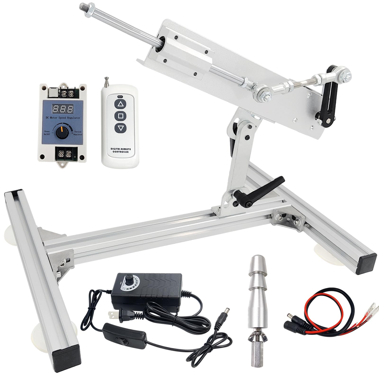 JQDML Reciprocating Linear Actuator 24V Pushing Force 6-40lbs Adjustable  Stroke 0.78-3.15inch 120rpm Variable Speed with Speed Controller,Remote  Control,Big End Connector and Stand Kit.: Amazon.com: Industrial &  Scientific
