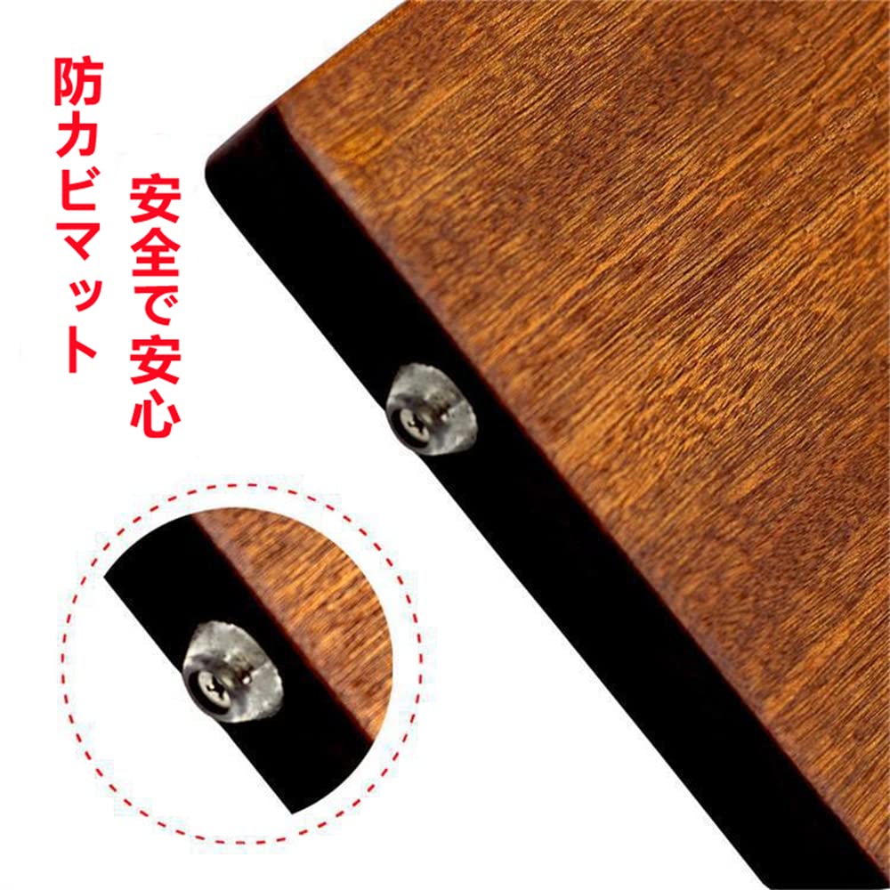 Amazon | まな板 黒檀木製 天然抗菌 防カビ防臭 無垢材の家庭用一枚板