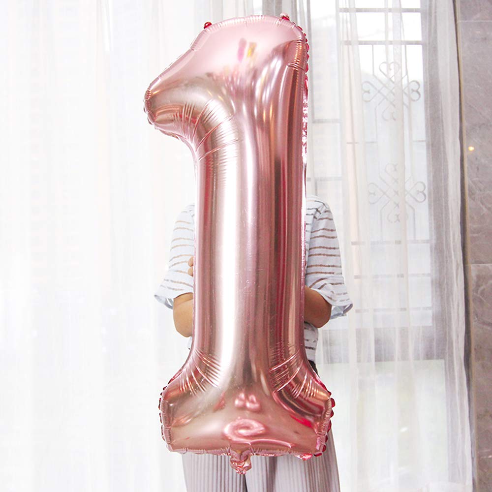 Palloncino Numero 10 Gigante Per Compleanno – Lilla, 100 Cm, In Alluminio, Per Festa Dei 10 Anni, Con Canuccia