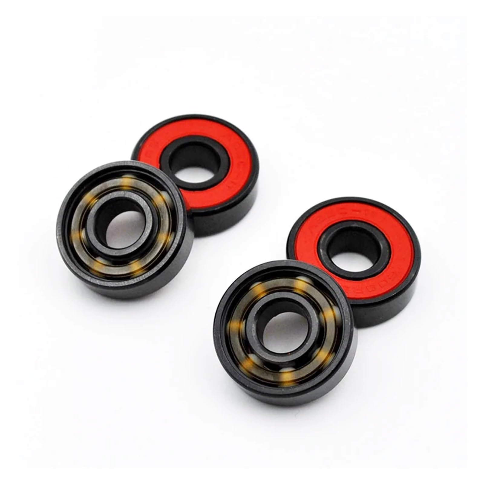 16 roulements à billes hybrides en céramique 608 2RS 8 * 22 * 7 mm ABEC-11 for roues de roller, skateboard et longboard miniatures à grande vitesse