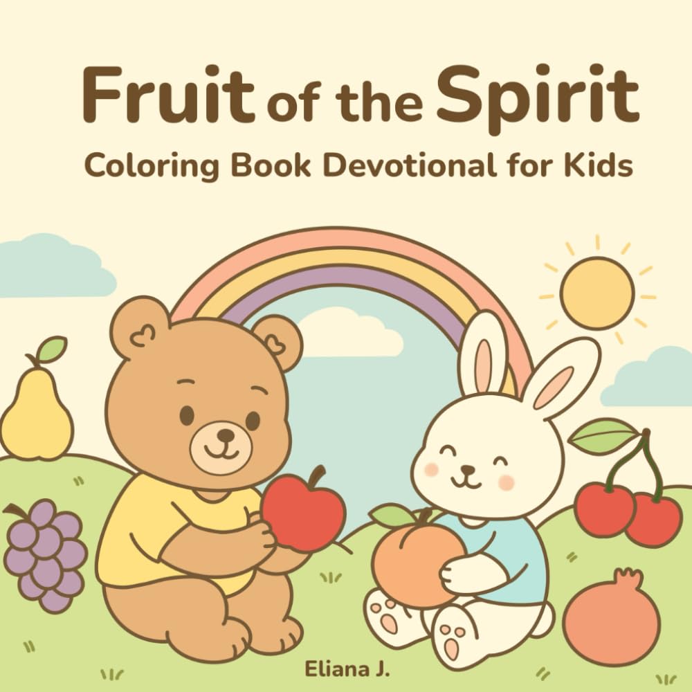 Fruit of the Spirit: Coloring Book Devotional for Kids (Bold and Easy Coloring)