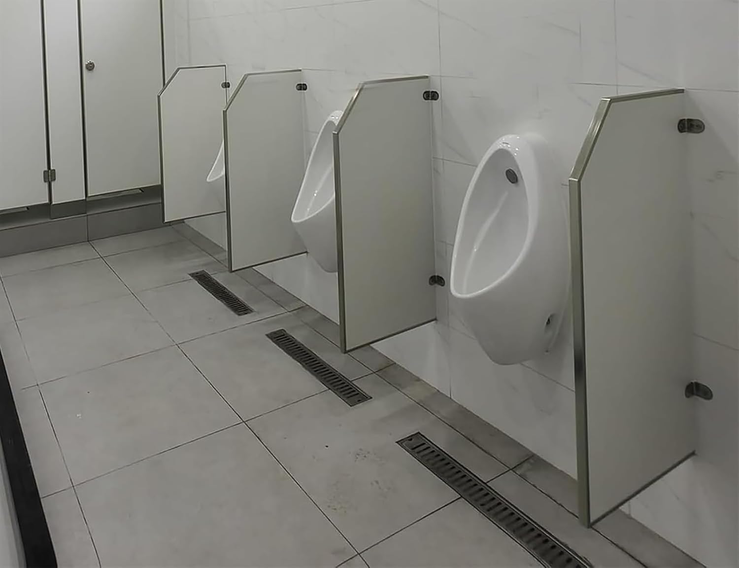 Wall-Mounted Urinal Partition, Urinal Privacy Screen Toilet Partition,Urinal Divider Screen Panel Toilet Partition(4PCS)