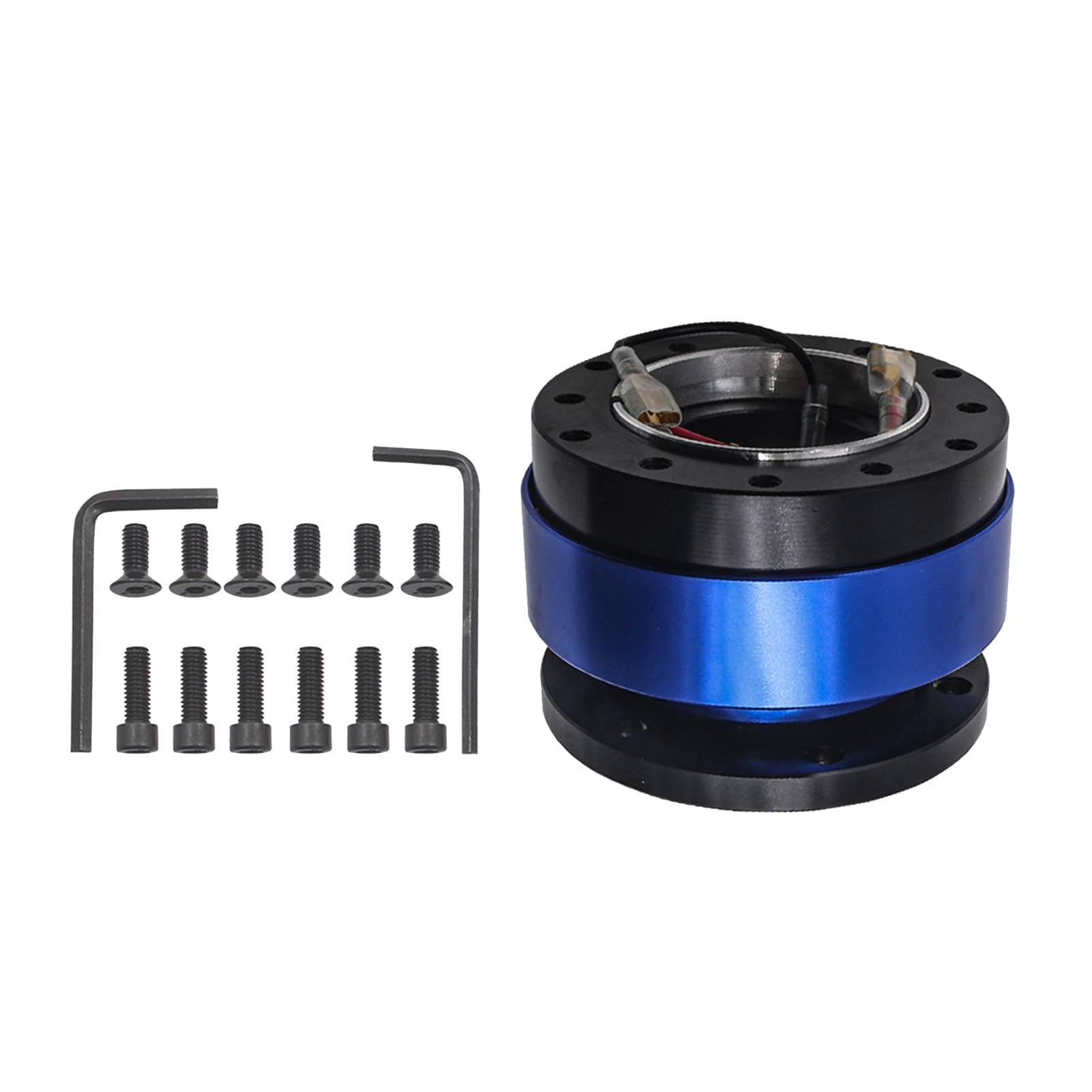 Kit de Volante de Liberación Rápida | Buje Rápido de Volante de Aluminio - Adaptador Sustitución Compacto Extraíble para Coche, Camión, Barca Automoción