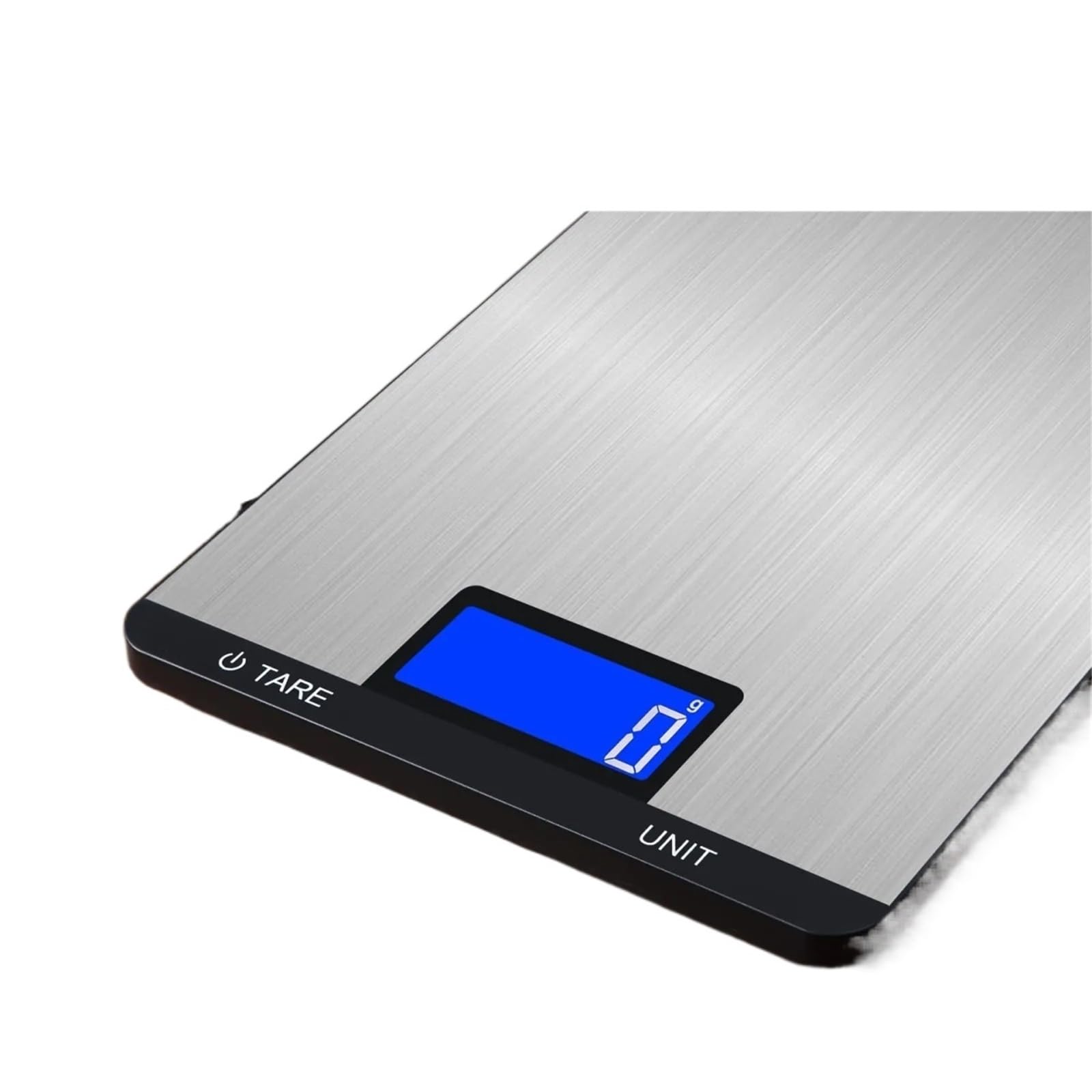 Bilancia da cucina digitale con piattaforma grande - Bilancia alimentare di precisione da 22 libbre/10 kg con precisione di 1 g e funzione tara, multifunzione(5Kg)