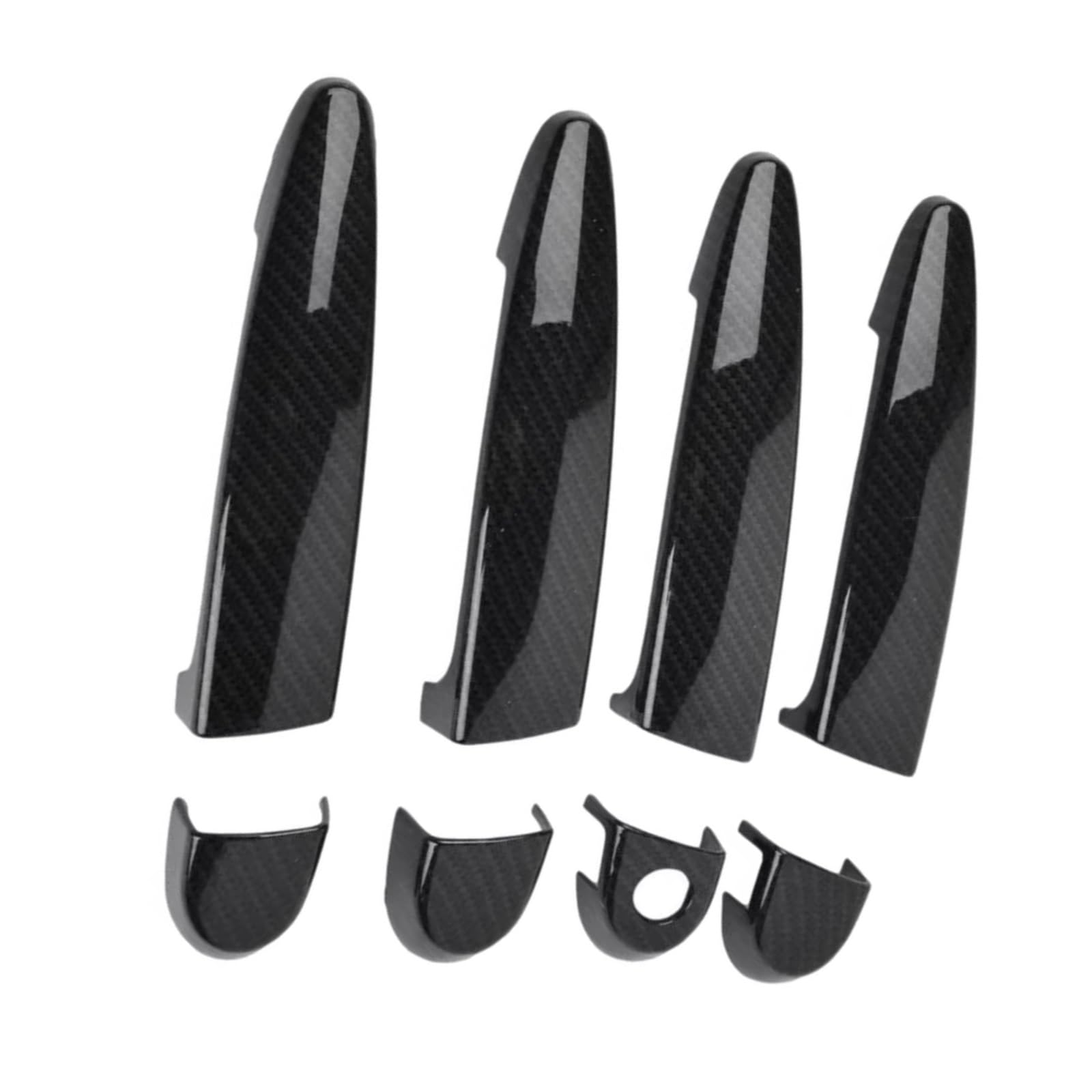 FVOIRSS Outer Door Handle Compatible with BMW for X6 for E71 for E70 2008 2009 2010 2011 2012 2013 Car Exterior Side Door Handle Cover Decoration Replacement