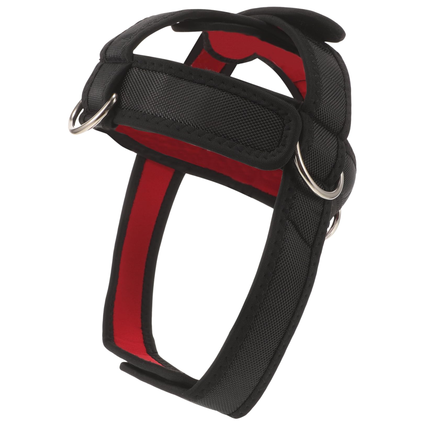Kisangel Adjustable Neck Harness, Weight Lifting Strap Heavy Duty Neck Trainer Strapfor Exerciser Strength Training Fitness Equipment