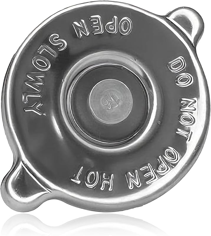 Tampa do radiador 16 PSI QKYS em aço inoxidável com duas abas – 1 unidade