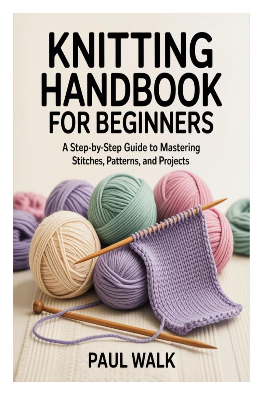 Knitting Handbook for Beginners: A Step-by-Step Guide to Mastering Stitches, Patterns, and Projects