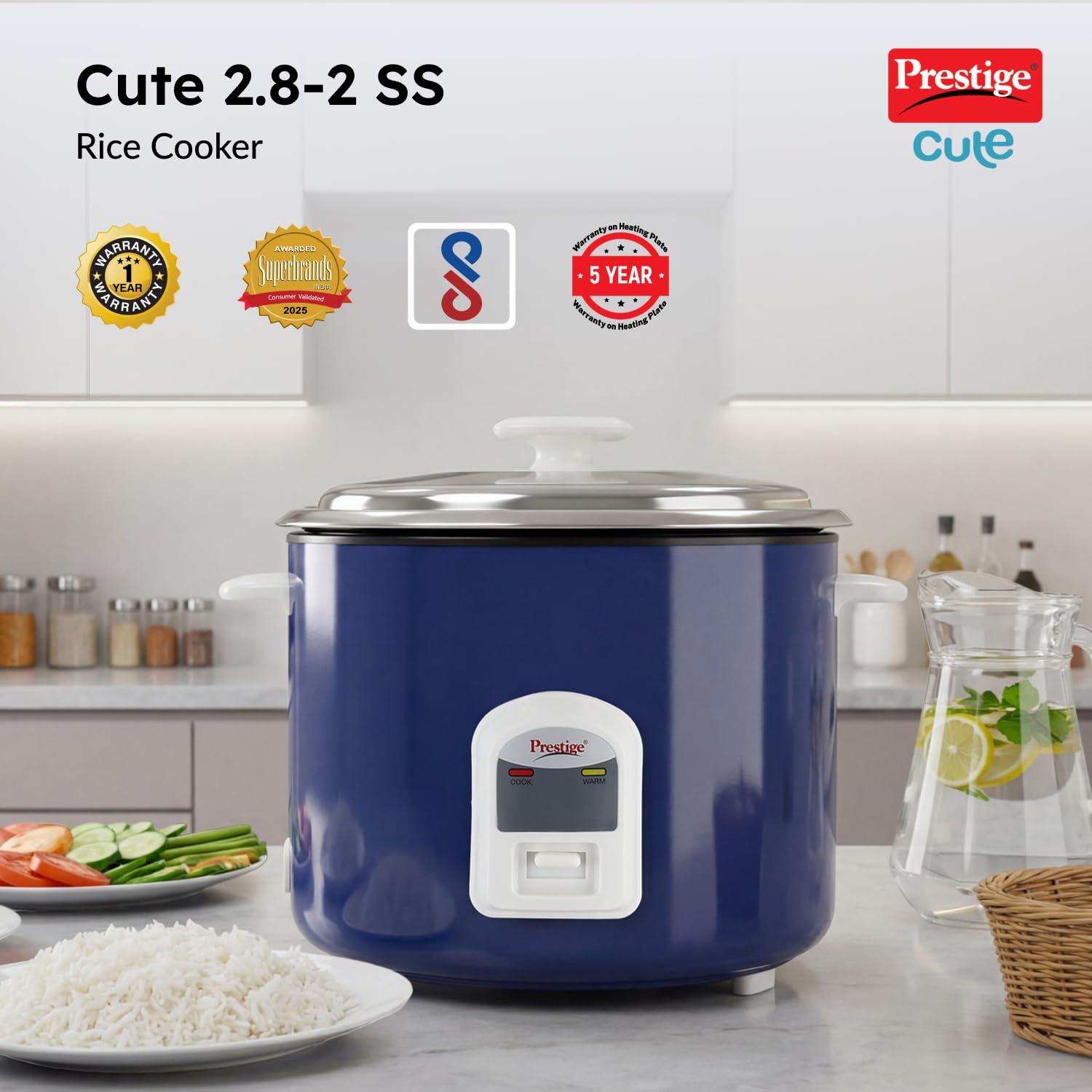 Prestige Cute Rice Cooker Set - 2 Units! -2
