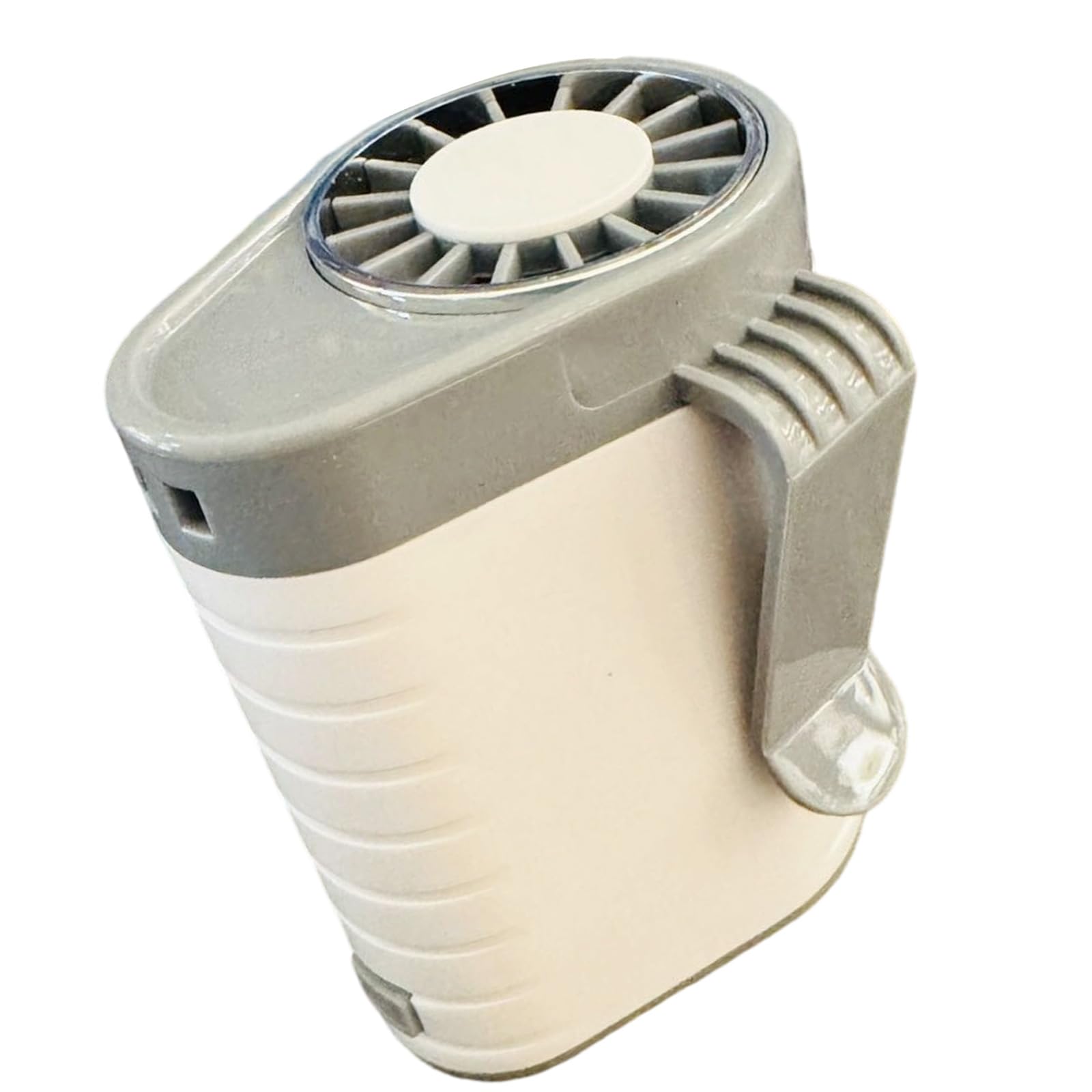 Kaeltsyn Rechargeable Waist Clip Fan 3 Adjustable Speeds Cooling Large Battery Capacity Quiet Operations Texture Cooling Waist