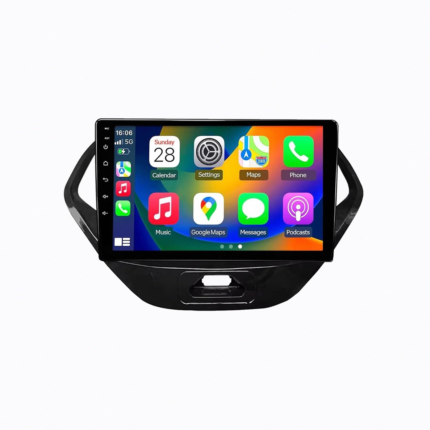 Radio de coche 2 DIN para Ford Figo Ka con Carplay inalámbrico y Android Auto 8